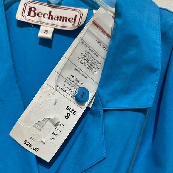 Bechamel Blue Sleeveless Blouse - Picture 4 of 4